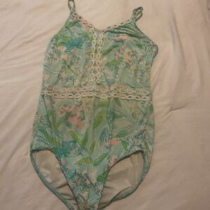 Lilly Pulitzer Pastel Paradise Floral One-Piece Swimsuit